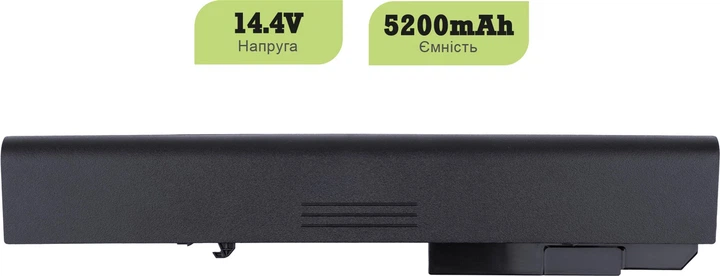 Аккумулятор 1stCharger для ноутбуков HP EliteBook 8530 (KU533AA) 14.4V 5200mAh Black (BN1st6041) - Фото 2 Аккумулятор 1stCharger для ноутбуков HP EliteBook 8530 (KU533AA) 14.4V 5200mAh Black (BN1st6041) - изображение 2