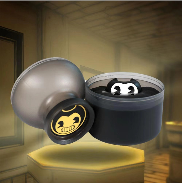 Бенди и Чернильная Машина Bendy and the Ink Machine Слайм с сюрприз фигуркой Чернильный слайм с загадочной фигуркой - Фото 3 Бенди и Чернильная Машина Bendy and the Ink Machine Слайм с сюрприз фигуркой Чернильный слайм с загадочной фигуркой - изображение 3