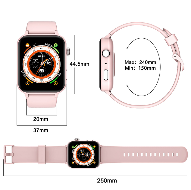 Смарт-годинник Blackview R30 Pro TFT 1.85'' Bluetooth IP68 280мАг RTL8763EWE Pink (6931548317425) - Фото 6 Смарт-годинник Blackview R30 Pro TFT 1.85'' Bluetooth IP68 280мАг RTL8763EWE Pink (6931548317425) - зображення 6