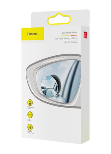 Автомобільне дзеркало Baseus full view blind spot rearview mirrors Black - изображение 2