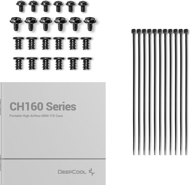 Корпус DeepCool CH160 Black (R-CH160-BKNGI0-G-1) - изображение 11