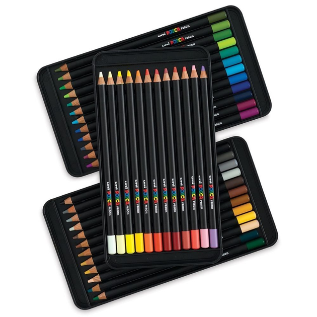 Zestaw kolorowych ołówków Posca Color Pencils Bright & Intense Colors 36 szt (4902778239407) - obraz 2