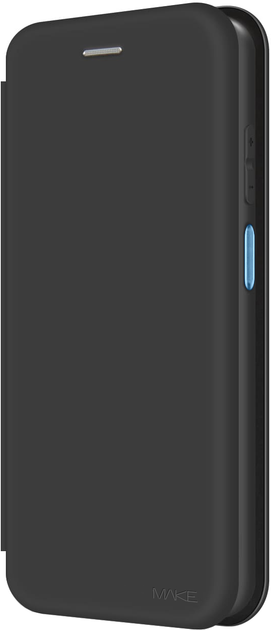 Акція на Чохол-книжка Make Flip для Xiaomi Redmi Note 12 Pro 5G Black (MCP-XRN12P5GBK) від Rozetka