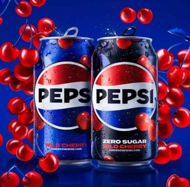 Напій Pepsi Cola Zero Sugar Wild Cherry Soda Pop 355мл від