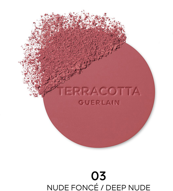 Róż do twarzy Guerlain Terracotta Blush Powder 03 Dark Nude 5 g (3346470440395) - obraz 2