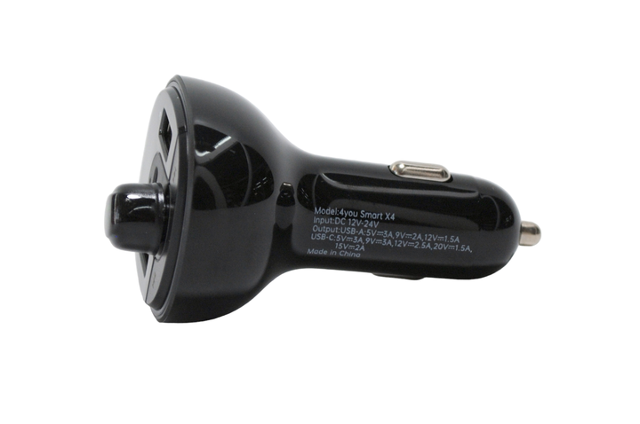 FM модулятор 4you Smart X4 (PD 30W+ 2 USB, QC3, Подсветка, MP3, bt 5.0, Гарантия 12мес) - изображение 3