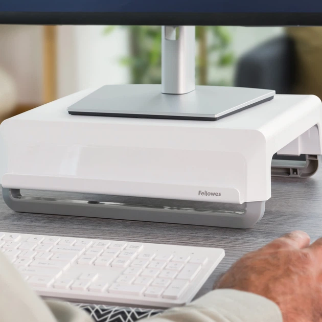 Настільна підставка під монітор Fellowes Breyta White (100352171) - зображення 11