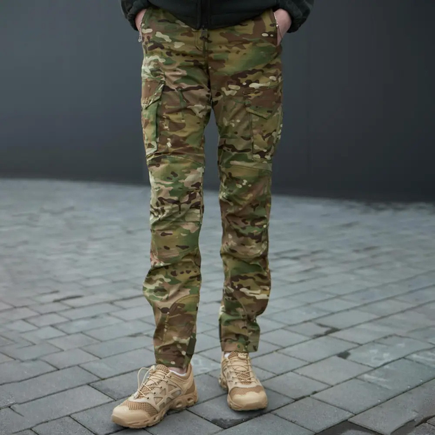 Жіночі штани з манжетами Military ріп-стоп мультикам розмір XL - зображення 2