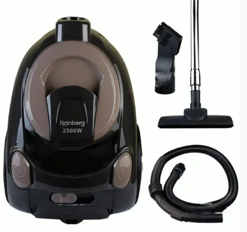 Пилосос контейнерний Rainberg 653RB колбовий без мішка з HEPA фільтром 3,5L - 2500W + насадка Dust Daddy в подарунок - зображення 2