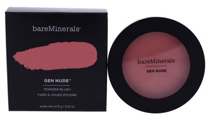 Рум'яна для обличчя bareMinerals Gen Nude On The Mauve 6 г (0098132518401) - зображення 1