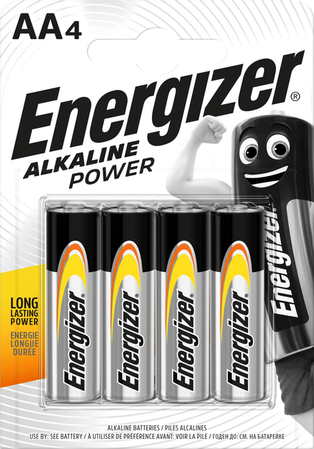 Батарейка Energizer Alkaline Power AA 4 шт (7638900246599) – фото ...