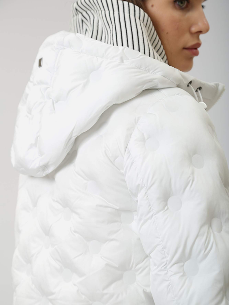 Куртка зимова жіноча Geox W3628WT3015-F1680 38 Біла (8056206432758) - зображення 7