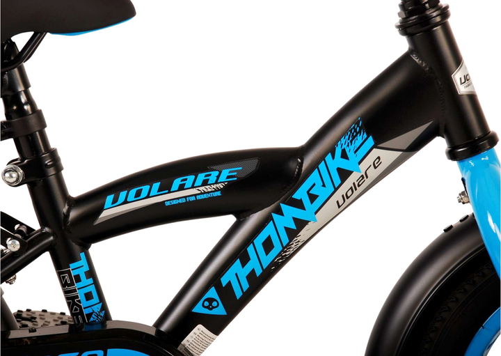Rower dziecięcy Volare Thombike 12 Czarno-niebieski (8715347211706) - obraz 3