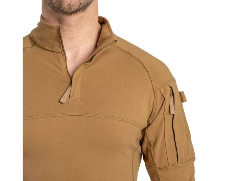 Рубашка Тактическая Под Бронежилет Sturm Mil-Tec Assault Field Shirt (Dark Coyote) 10924019 - изображение 2