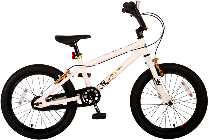 Rower dziecięcy Volare Cool Rider BMX 18 Biały/Złoty (8715347218798) - obraz 1