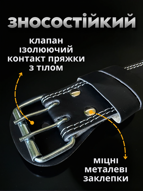 Пояс атлетический штангиста и атлетов широкий усиленный для становой тяги тяжелой атлетики спины поясницы спортивный тяжелоатлетический мужской женский для зала тренировок FGT ФГТ024 2XL - изображение 5