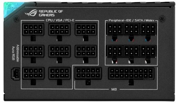 Zasilacz ASUS ROG Thor Platinum II 80 Plus Platinum 1000 W (90YE00L4-B0NA00) - obraz 10