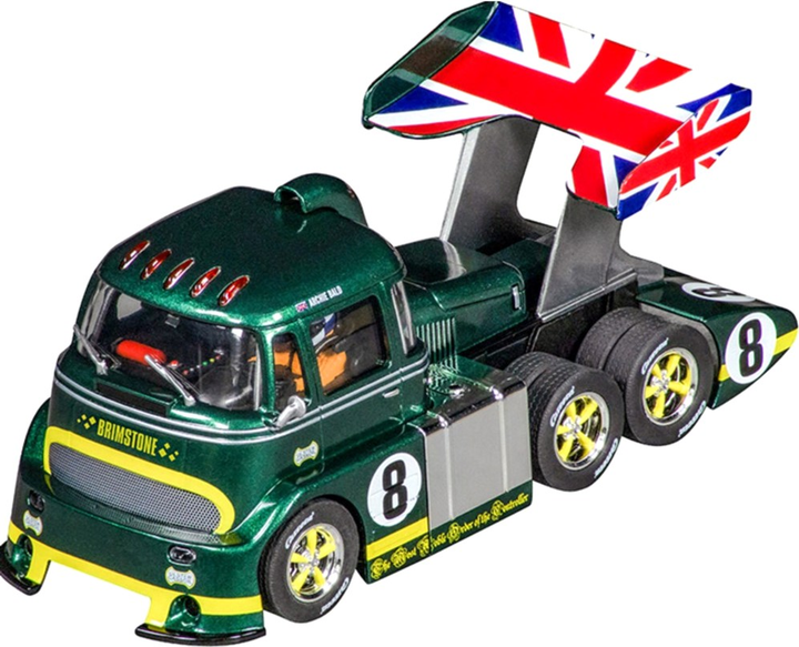 Автомобіль Carrera Digital 132 Racetruck Cabover British Racing Green No.8 (4007486310933) - зображення 1