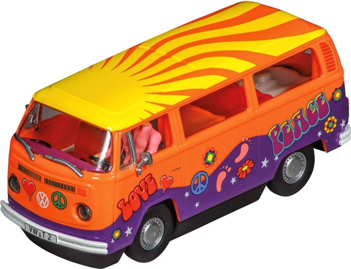 Auto Carrera Digital 132 VW Bus T2b Peace and Love (4007486310957) - obraz 1