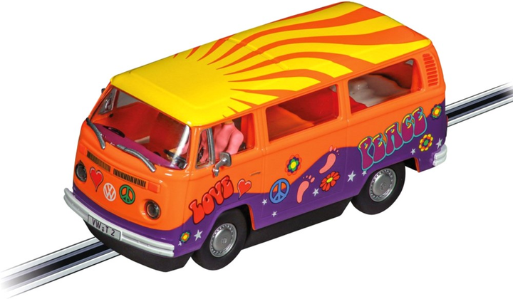 Auto Carrera Digital 132 VW Bus T2b Peace and Love (4007486310957) - obraz 2