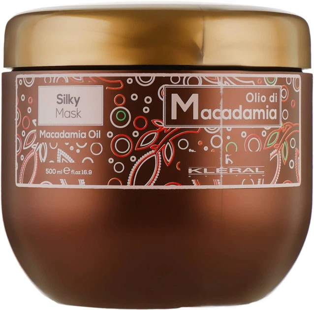 Маска-шелк с маслом макадамии Kleral System Olio Di Macadamia Silky Mask 500 мл - Фото 1 Маска-шелк с маслом макадамии Kleral System Olio Di Macadamia Silky Mask 500 мл - изображение 1