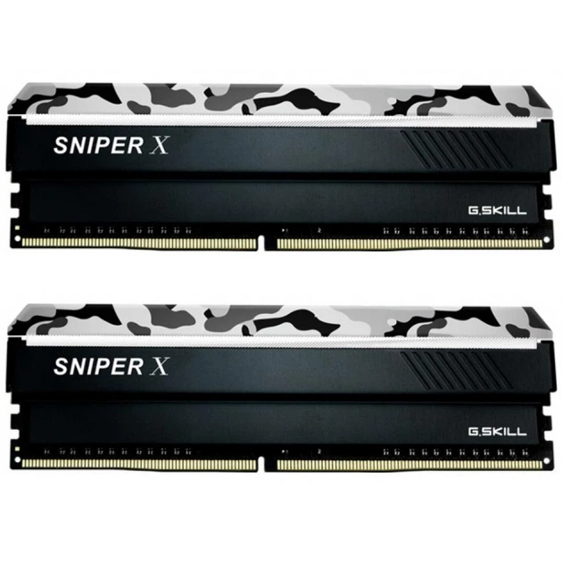 Модуль пам'яті для комп'ютера DDR4 32GB (2x16GB) 3200 MHZ SniperX Urban Camo G.Skill (F4-3200C16D-32GSXWB) - Фото 2 Модуль пам'яті для комп'ютера DDR4 32GB (2x16GB) 3200 MHZ SniperX Urban Camo G.Skill (F4-3200C16D-32GSXWB) - зображення 2