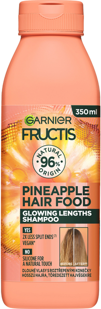 Акція на Шампунь Garnier Fructis HairFood Ананас для довгого, тьмяного волосся 350 мл від Rozetka