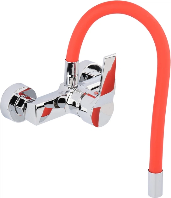 Смеситель Для Кухни с Гибким Изливом Красный Fala Flexible (75672) - изображение 8