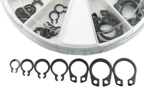 Стопорные Кольца Наружные М4, М5, М6, М7, М8, М9, М10 Набор 70 шт Spec (SP-06870) - изображение 3