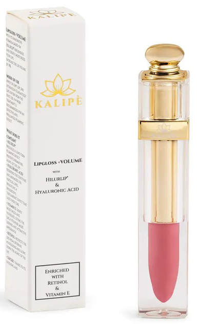 Блиск для губ Kalipe Lipgloss + Volume With Hilurlip & Hyaluronic Acid Rosa Positano 5 мл (0769947577777) - зображення 1