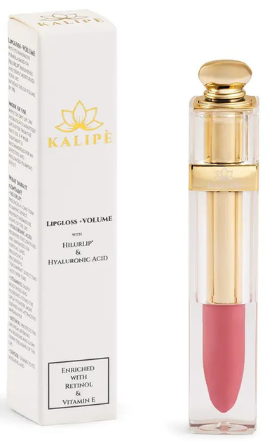 Błyszczyk do ust Kalipe Lipgloss + Volume With Hilurlip & Hyaluronic Acid Rosa Positano 5 ml (0769947577777) - obraz 1