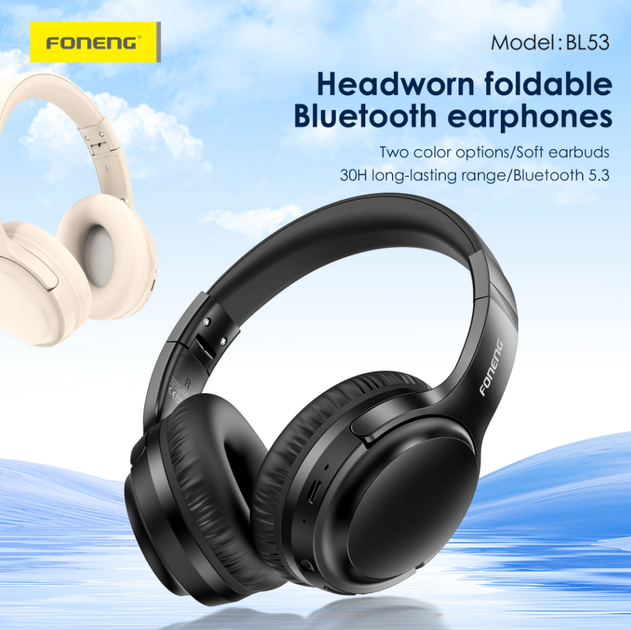Наушники Foneng BL53-BL Bluetooth Headset - Фото 3 Наушники Foneng BL53-BL Bluetooth Headset - изображение 3