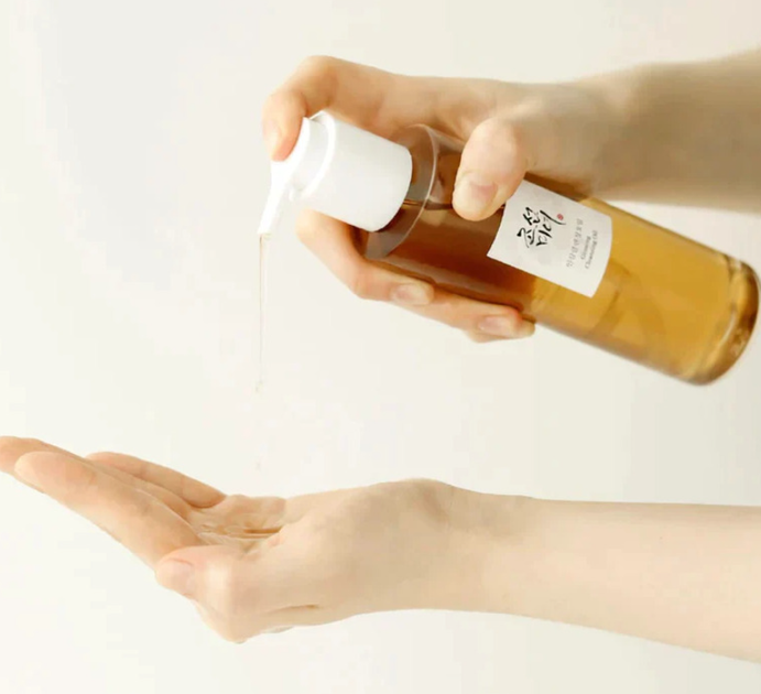 Антивікова гідрофільна олія з женьшенем Beauty of Joseon Ginseng Cleansing Oil 210ml - Фото 3 Антивікова гідрофільна олія з женьшенем Beauty of Joseon Ginseng Cleansing Oil 210ml - зображення 3