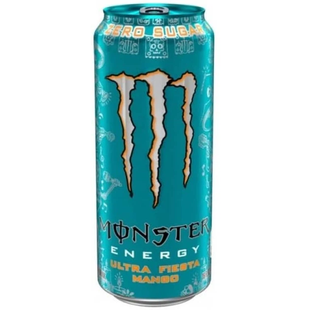 Безалкогольний енергетичний газований напій Monster Energy Ultra Fiesta Mango 0.5 л - Фото 1 Безалкогольний енергетичний газований напій Monster Energy Ultra Fiesta Mango 0.5 л - зображення 1