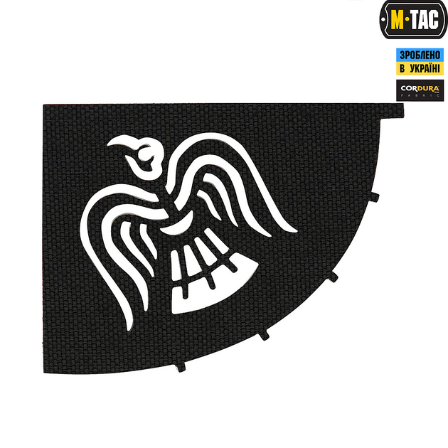 Нашивка M-Tac Знамя Ворона сквозная Laser Cut Black - изображение 1