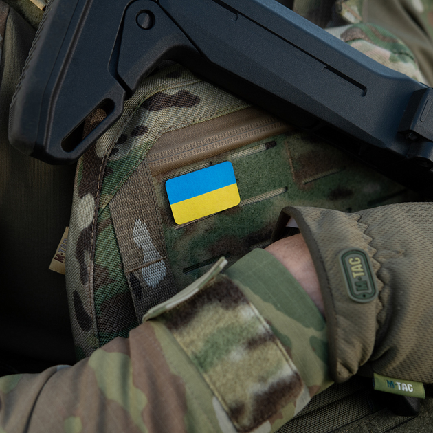 Нашивка M-Tac флаг Украины (38х24 мм) Yellow/Blue - изображение 2