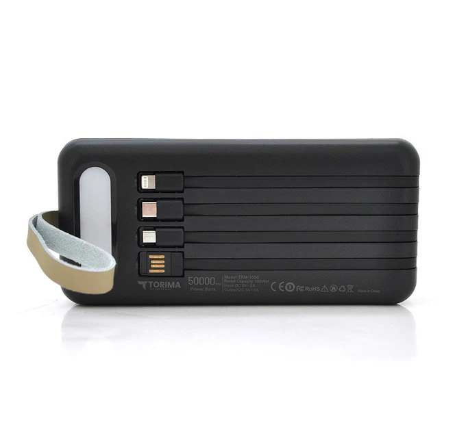 Портативна мобільна батарея Powerbank Torima TRM-1050 50000mAh - зображення 2
