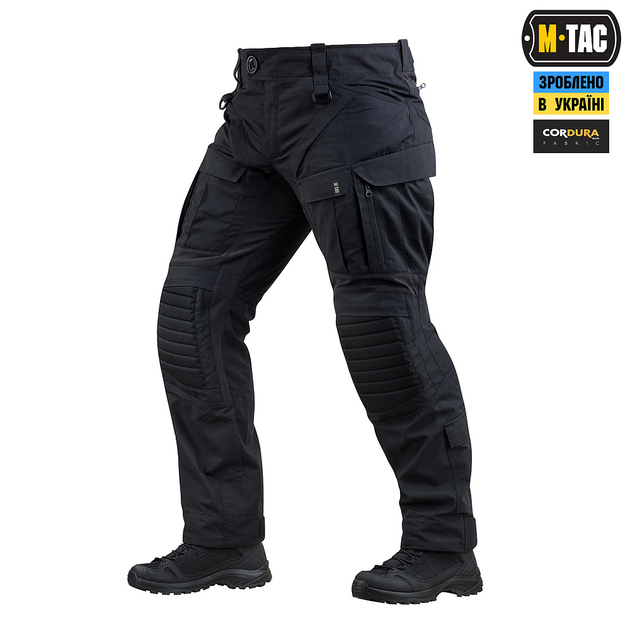 Штани M-Tac Sturm Gen.II NYCO Extreme Black 28/32 - зображення 1