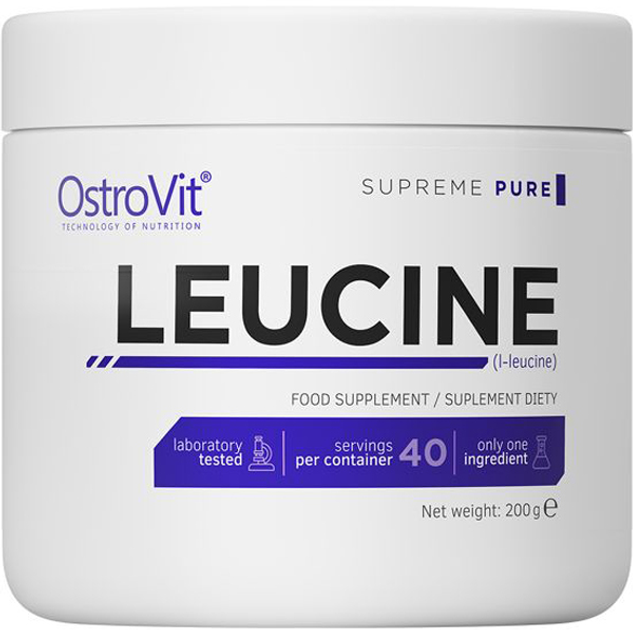 Амінокислоти OstroVit Leucine 200 г Без смаку (5902232611236) - зображення 1