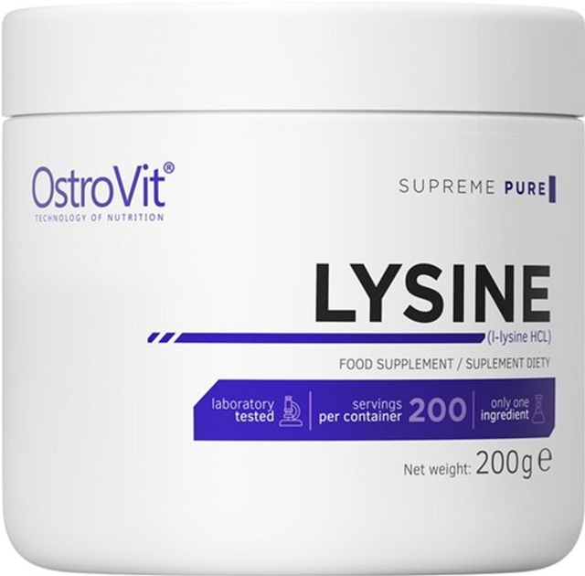 Харчова добавка OstroVit Lysine 200 г (5902232619867) - зображення 1