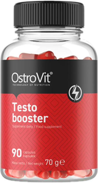 Booster testosteronu OstroVit Testo Booster 90 kapsułek (5903246223255) - obraz 1