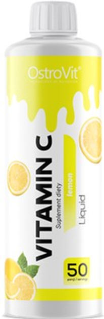 Харчова добавка OstroVit Vitamin C 500 мл Лимон (5903933903859) - зображення 1