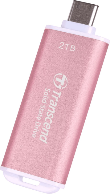 Dysk SSD Transcend ESD300 2TB USB 3.1 Gen 2 Type-C 3D NAND Pink (TS2TESD300P) Zewnętrzny - obraz 4