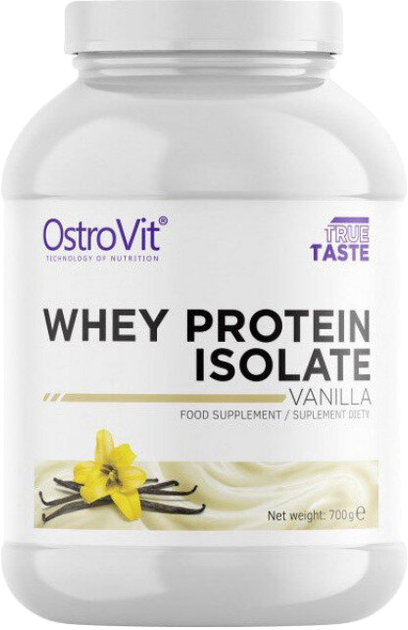 Протеїн OstroVit Whey Protein Isolate 700 г Ваніль (5902232611823) - зображення 1