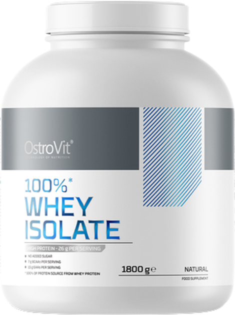 Протеїн OstroVit 100% Whey Isolate Кокосовий крем 1800 г (5903933909752) - зображення 1