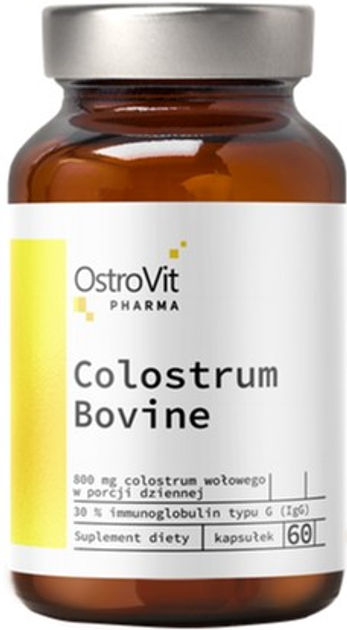 Харчова добавка OstroVit Pharma Colostrum Bovine 60 капсул (5903933911908) - зображення 1