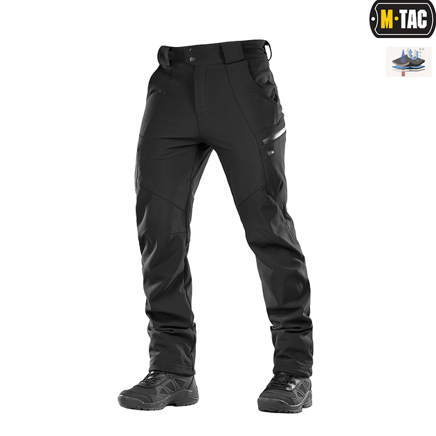 Брюки M-Tac Soft Shell Winter Black L - изображение 2