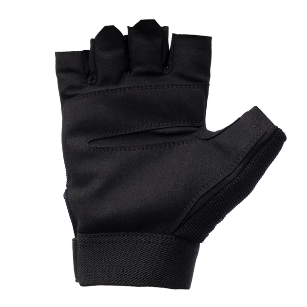 Рукавиці тактичні розмір L MIL-TEC Army Fingerless Gloves Чорні (12538502-L) - зображення 1