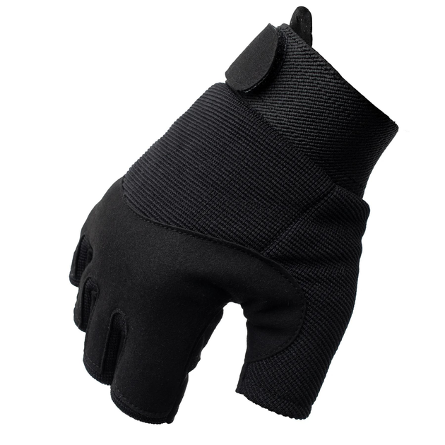 Рукавиці тактичні розмір L MIL-TEC Army Fingerless Gloves Чорні (12538502-L) - зображення 2