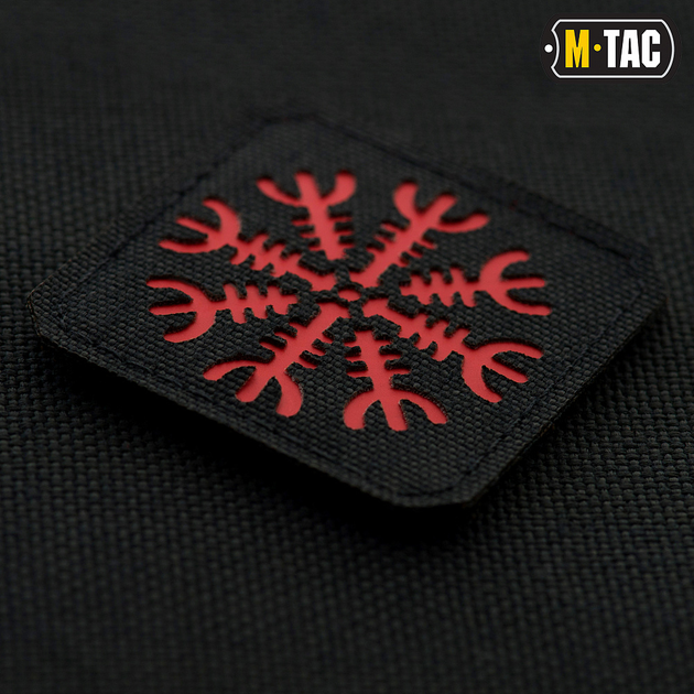 Нашивка M-Tac Шлем Ужаса Laser Cut Black/Red - изображение 2